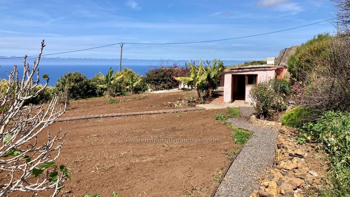  Encantadora finca de cultivo ecológico y casa situada en zona privilegiada con vistas al mar y el Teide.  