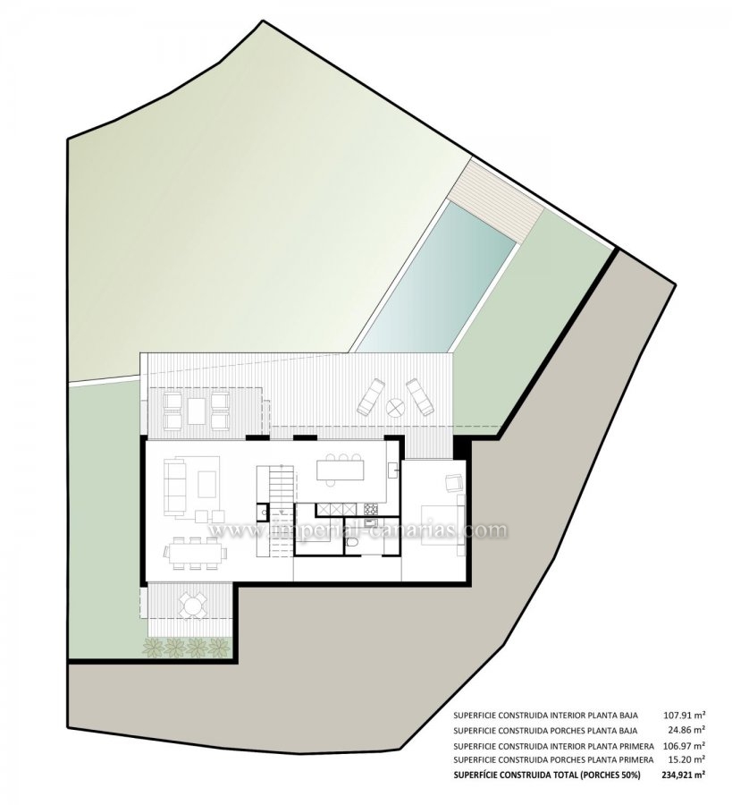  Chalet de nueva construccion con piscina en La Baranda, El Sauzal 