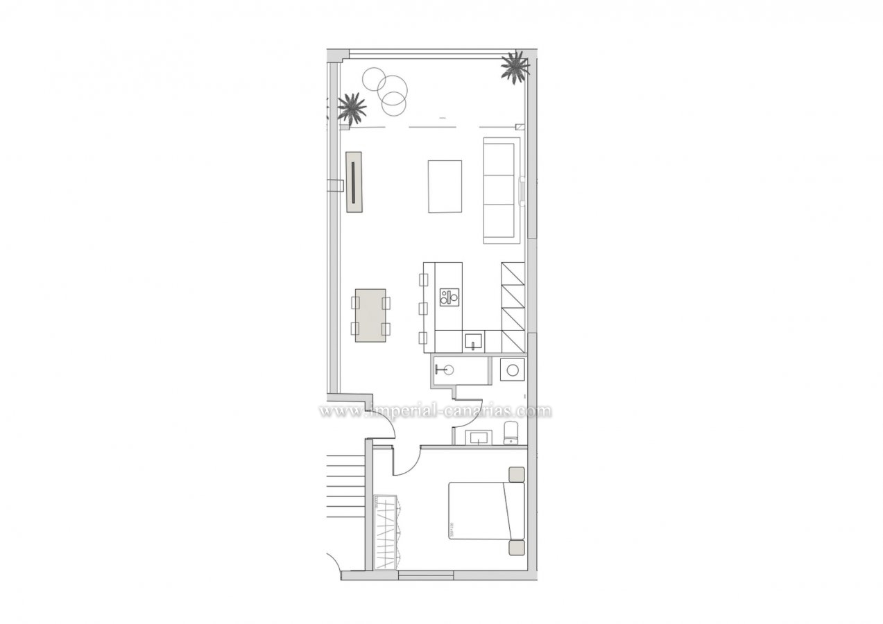  Céntrico apartmento totalmente reformado y a estrenar en edificio con piscina comunitaria 