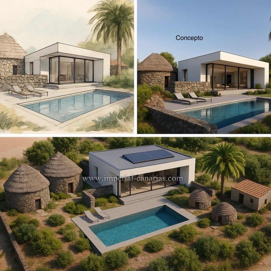  Urbane Finca-Rarität: Mehrere Gebäude, 2.700 m² Grundstück & enormes Sanierungspotenzial 